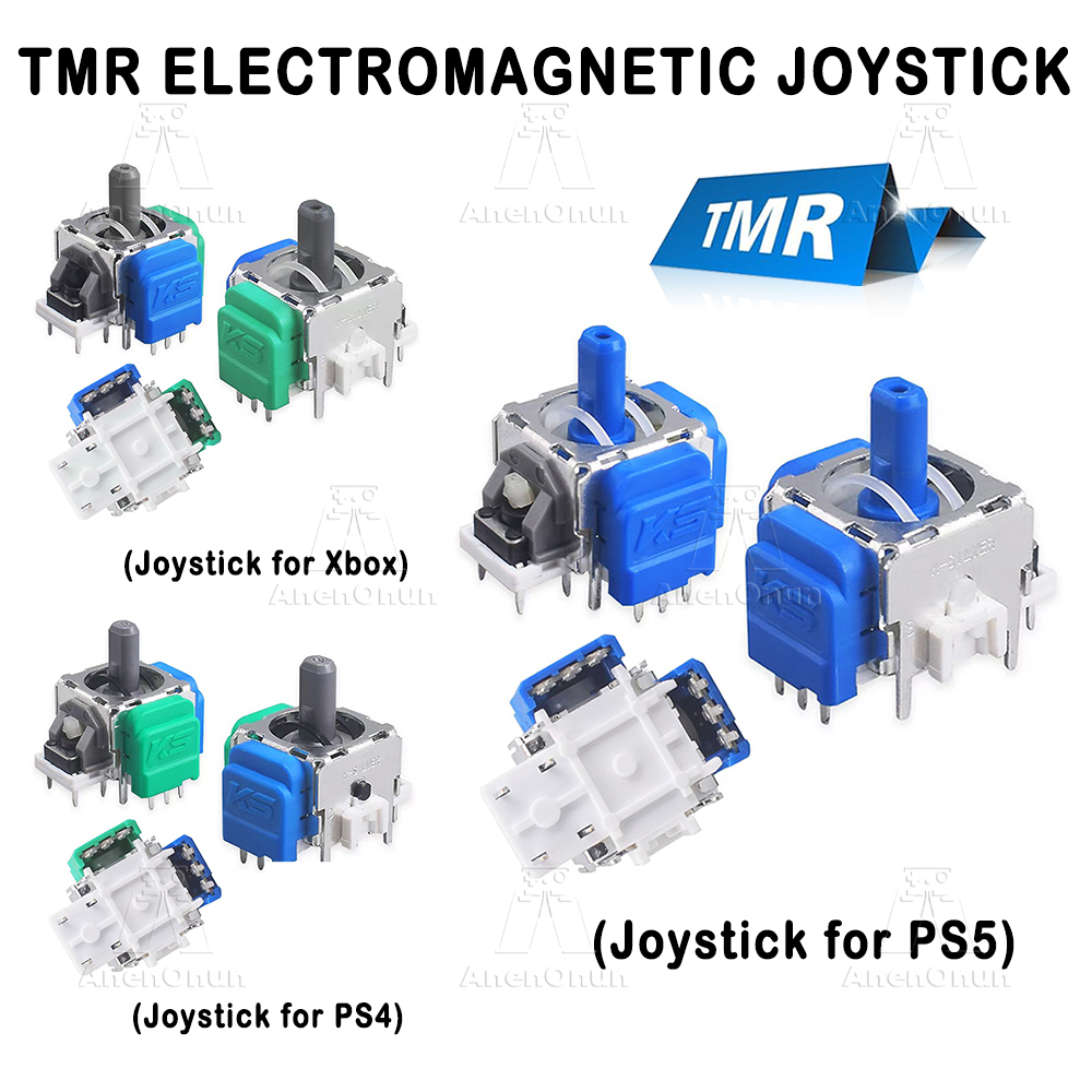 Gaming Console With Tv - Tmr joystick eletromagnético para ps5/ps4/xbox controlador