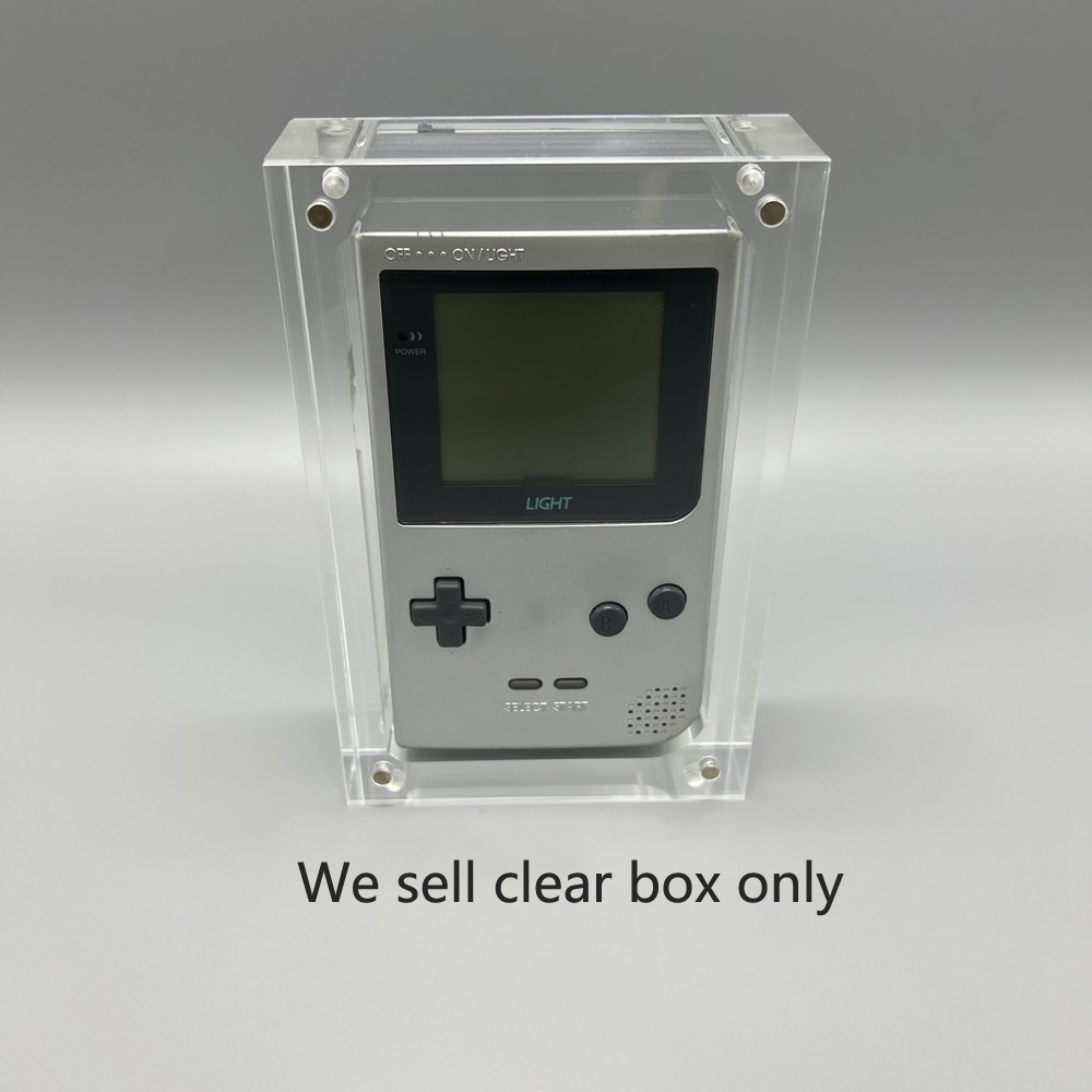 Gaming Console Holder - Caixa acrílica magnética de armazenamento transparente