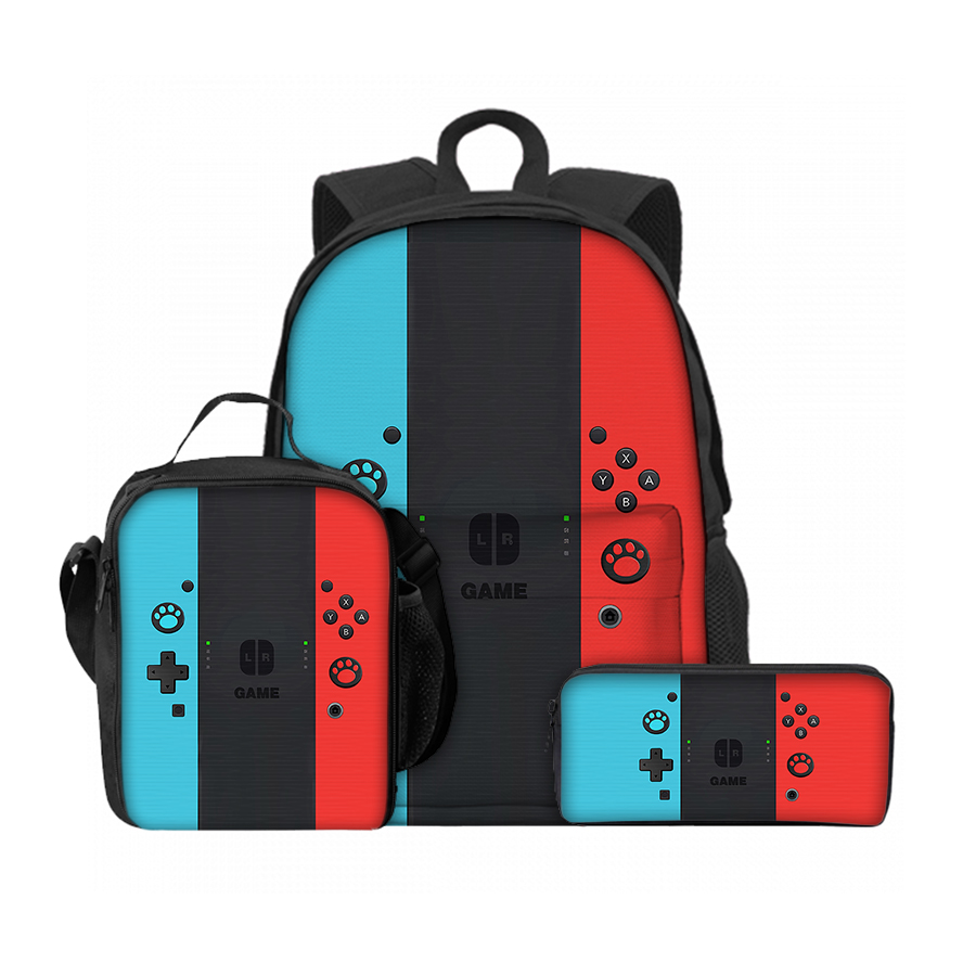 Gaming Console Kids - Conjunto de 3 peças de bolsas