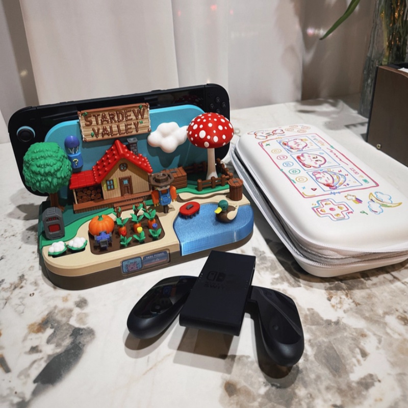 Gaming Console Holder - Suporte de Carregamento Decorativo com Tema