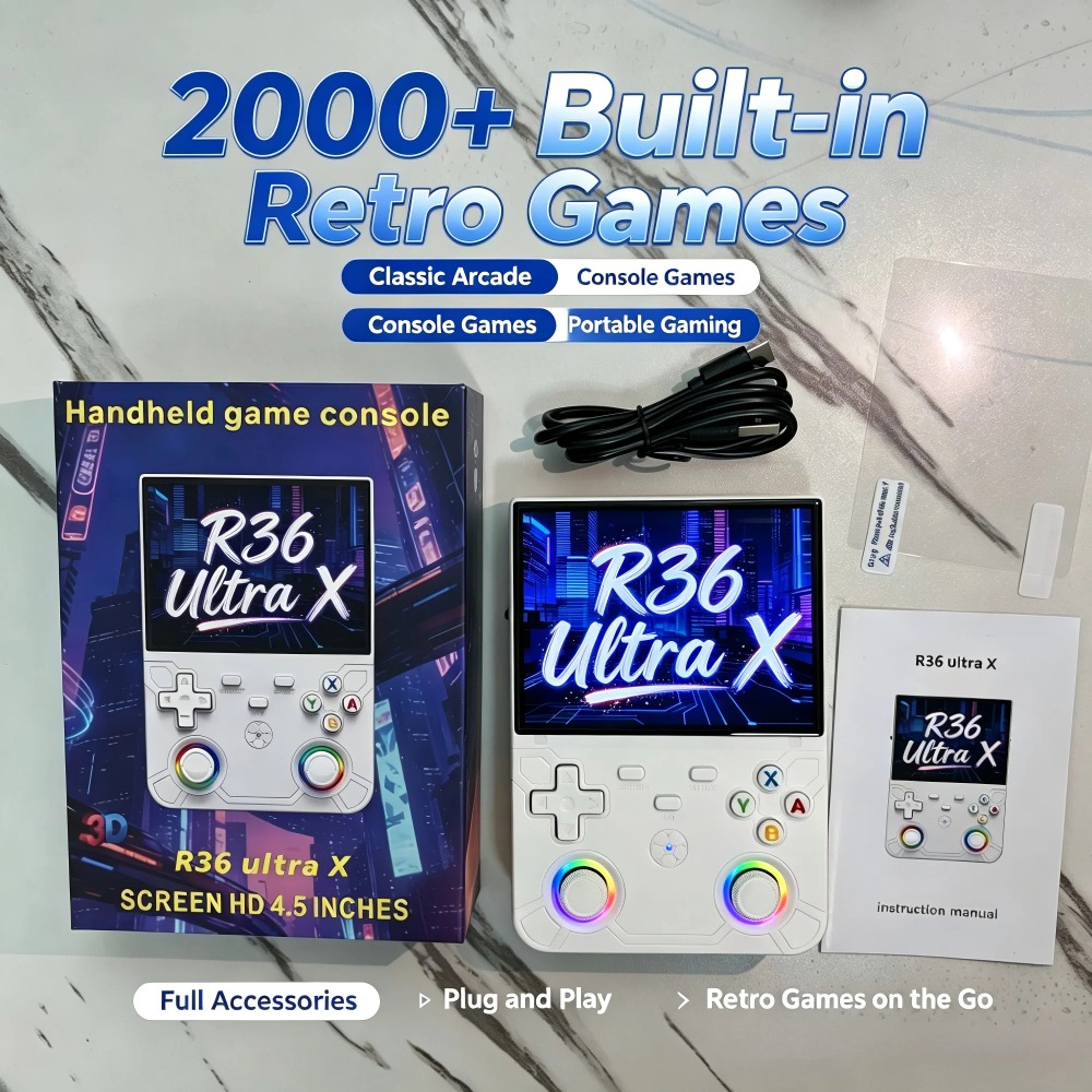 Gaming Console R36 Ultra - Consoles de Jogos Portáteis R36 Ultra
