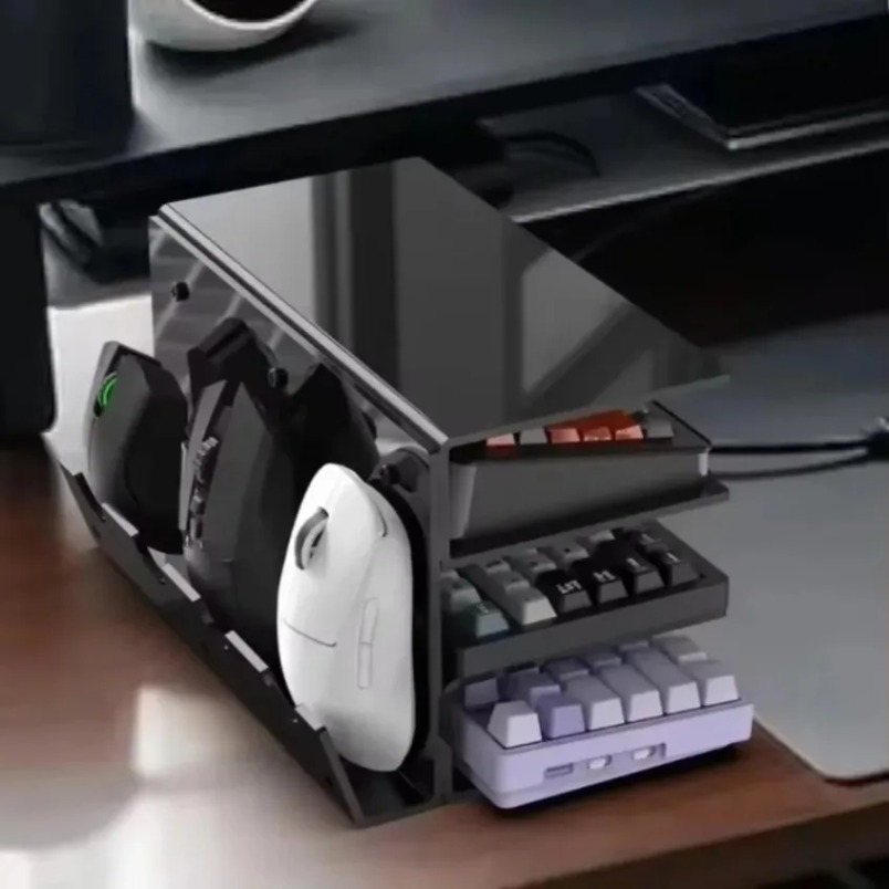Gaming Console Keyboard - Suporte de Teclado com Display de