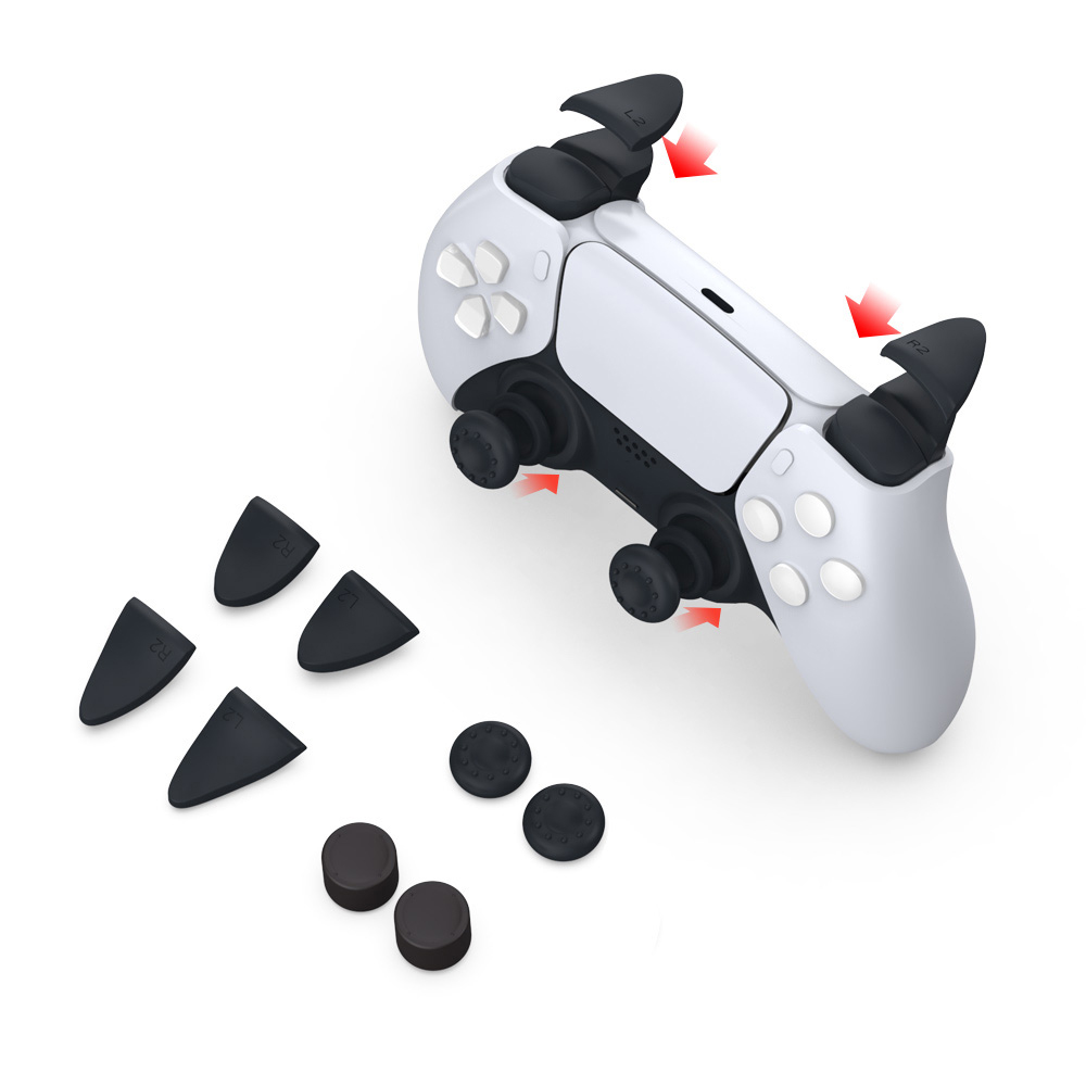 Trigger Extender Button - Kit de Acessórios para Controle PS5: