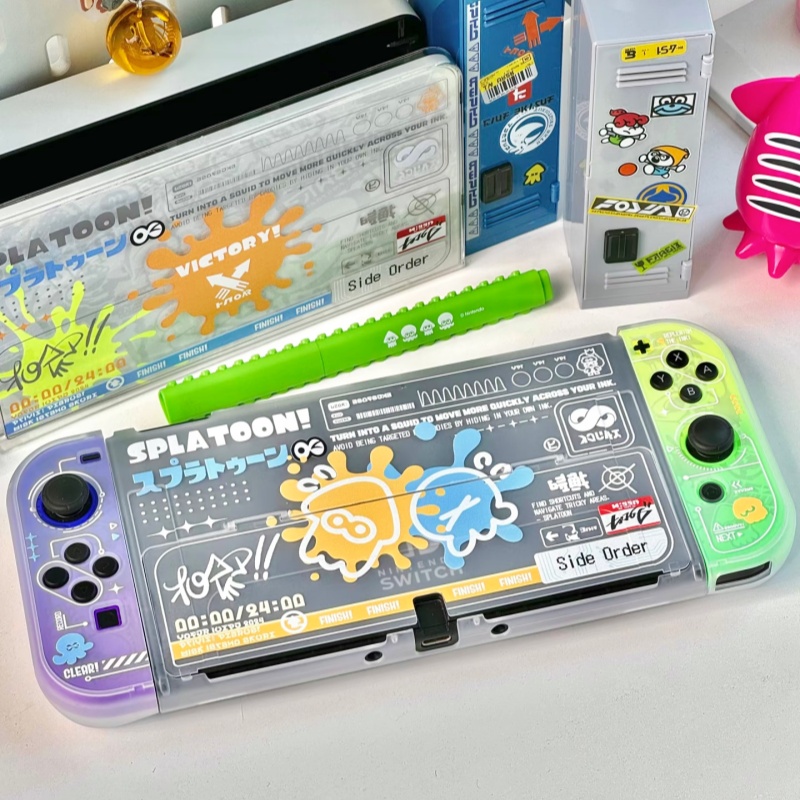 Gaming Console With Tv - Capa Protetora Fina Splatoon 3 para