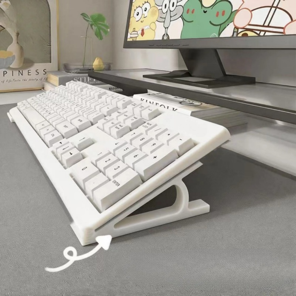 Gaming Console Keyboard - Suporte ergonômico para teclado, 2 peças,