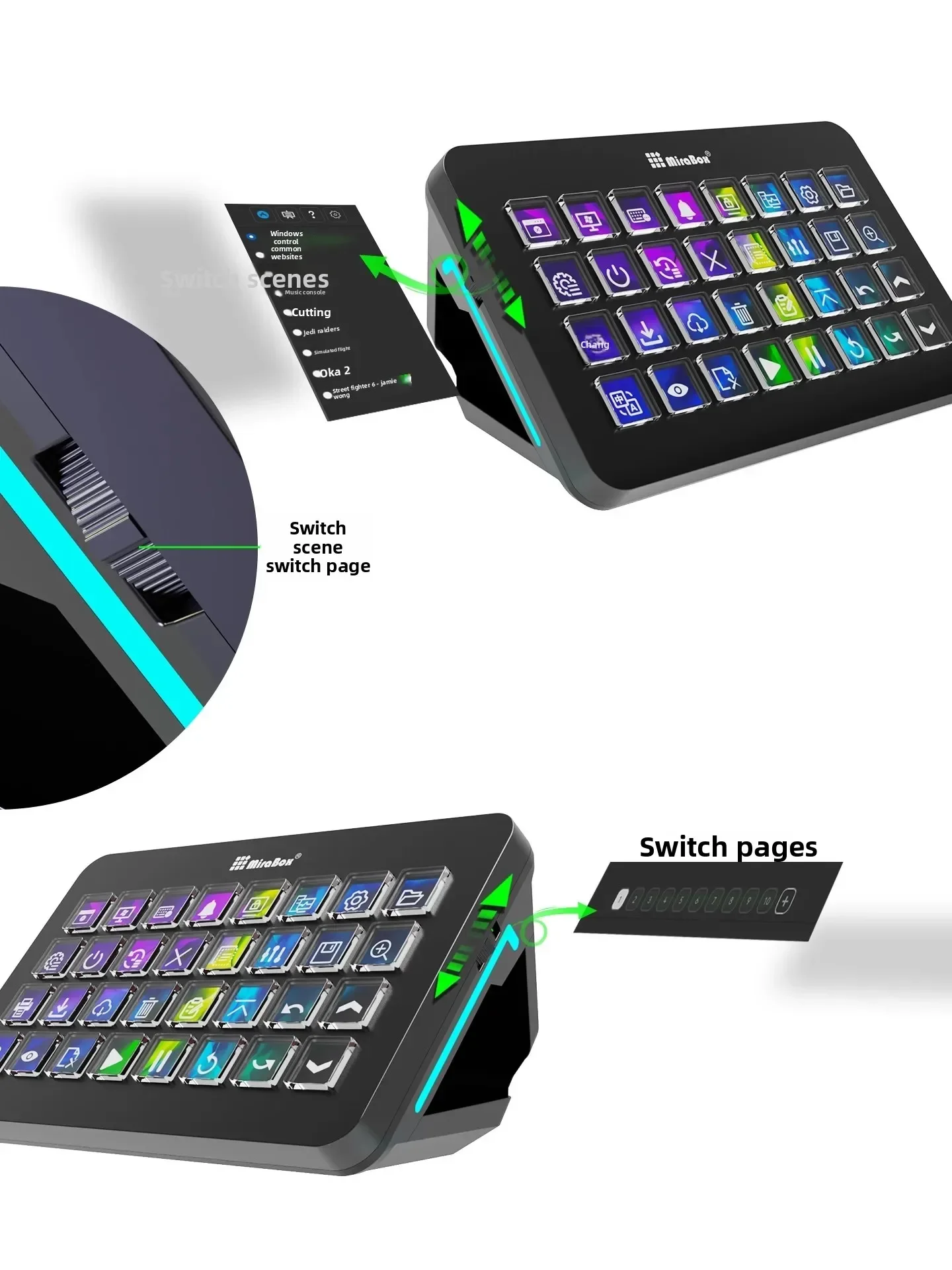 Mirabox XL Stream Deck Macro T - Gaming Console Keyboard avaliação e preço