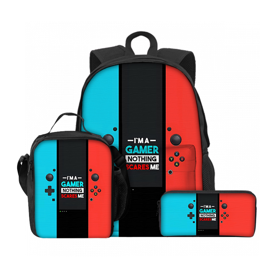 Conjunto de 3 peças de bolsas  - Gaming Console Kids avaliação e preço