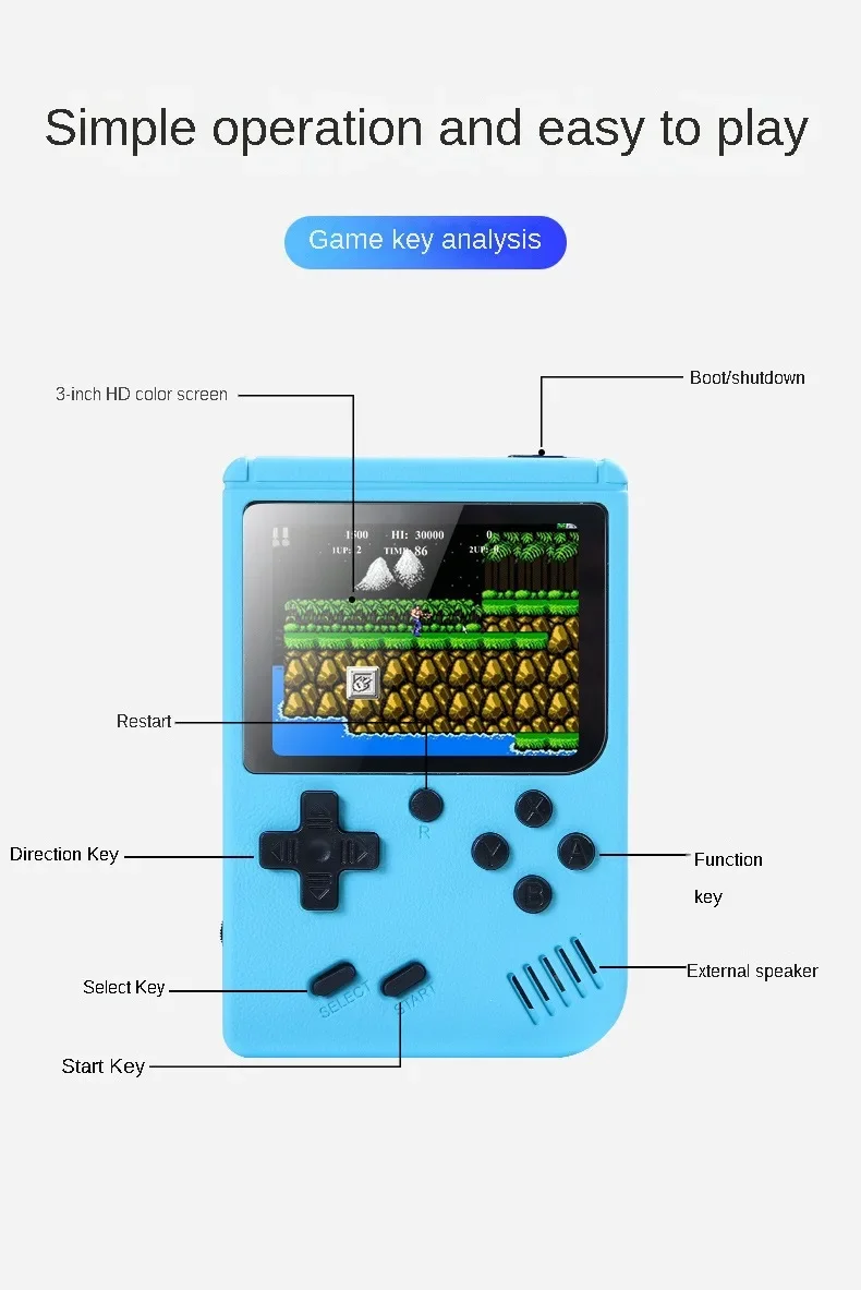 Console Retro de Arcade com 50 - Gaming Console Kids avaliação e preço