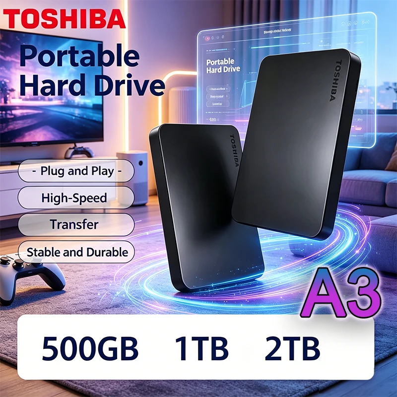 SSD Externo Toshiba A3 Canvio  - Gaming Console Driving avaliação e preço