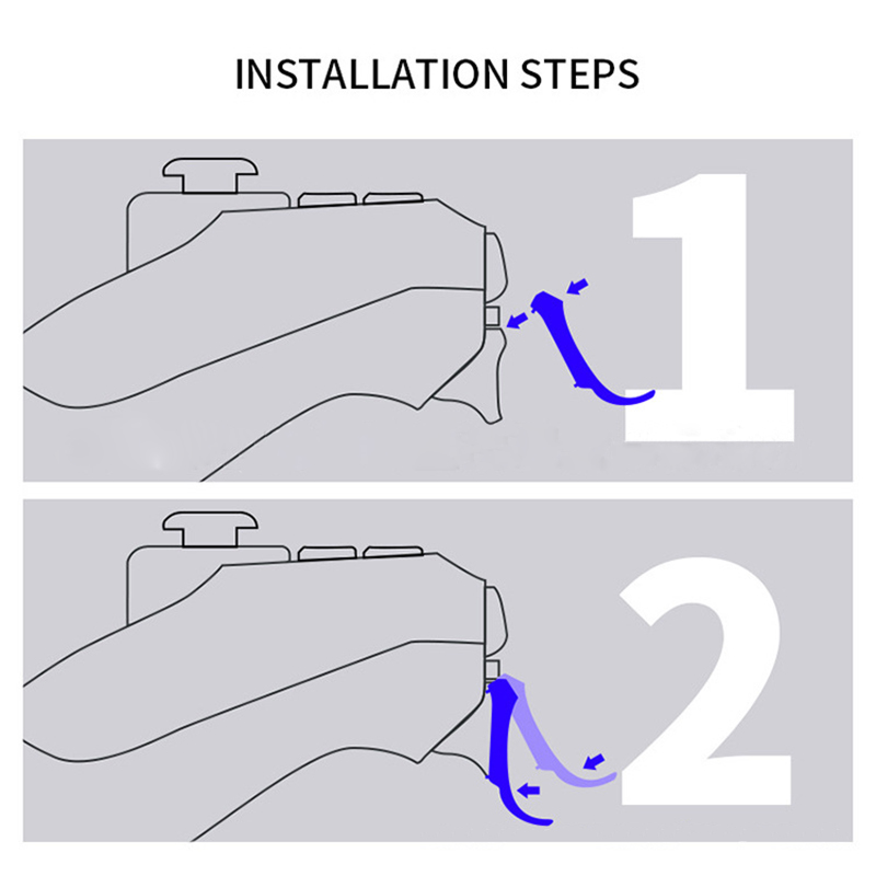 Jcd 1 pares de botões l2 r2, e - Trigger Extender Button avaliação e preço