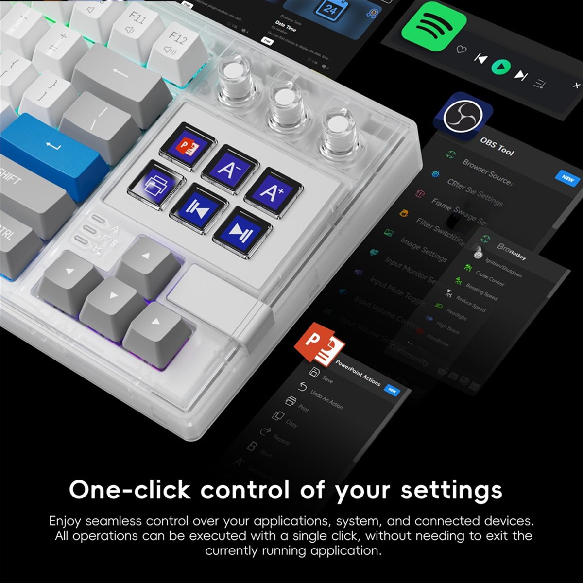 Teclado Mecânico Visual LCD po - Gaming Console Keyboard avaliação e preço