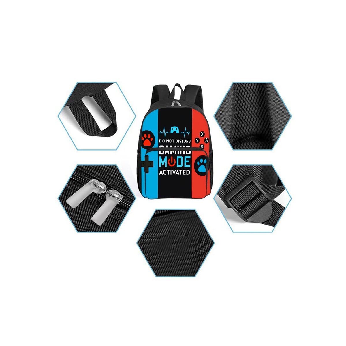 Mochila escolar casual com bol - Gaming Console Kids avaliação e preço