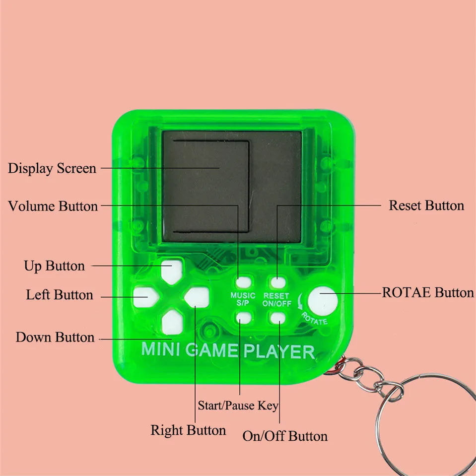 Retro mini jogadores de jogo p - Gaming Console Kids avaliação e preço